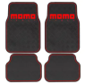 Cubre Piso de Goma Negro-Rojo 010 Momo